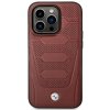 Etui BMW BMHMP14L22RPSR iPhone 14 Pro 6,1 burgundowy/burgundy Leather Seats Pattern MagSafe